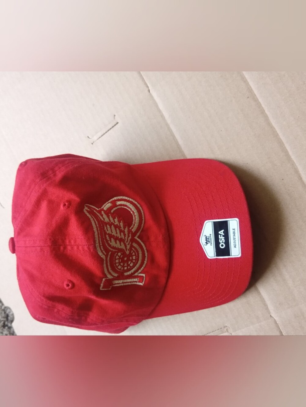 Detroit Red Wings Fan Favorite Hat NHL Adjustable Classic Cap